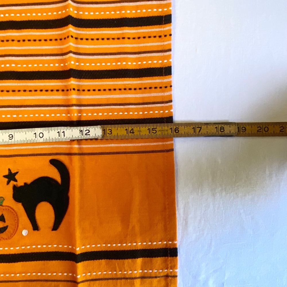Halloween Black Cat & Jack-O’-Lantern Dish Towels · Set of 2 Cotton Kitchen Tea - Picture 5 of 11